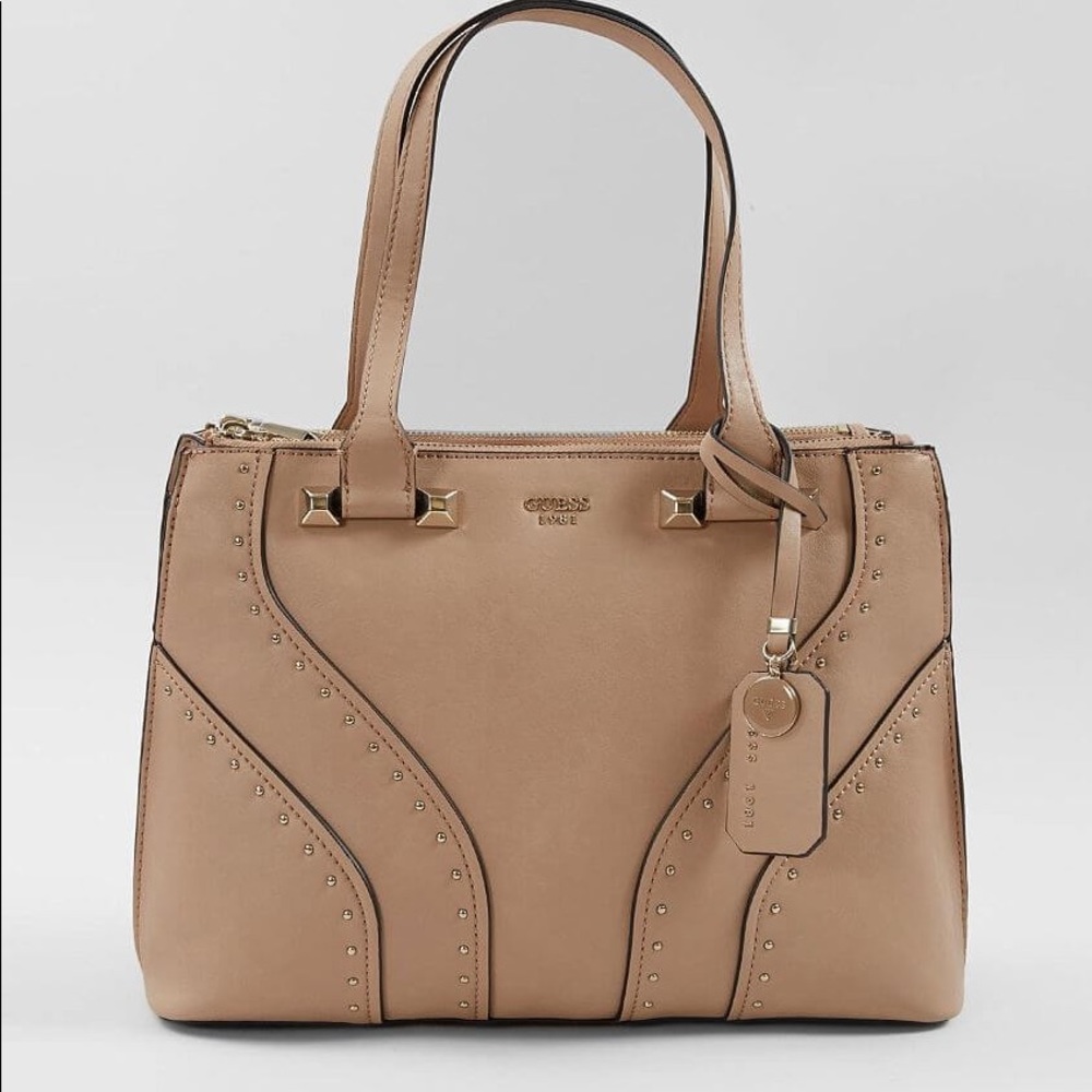 GUESS Islington Society Studded Carryall purse